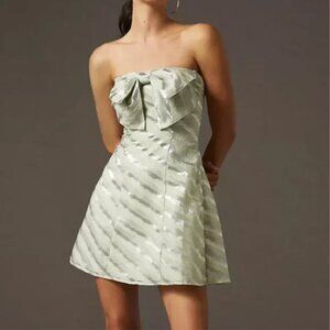 ⭐️ Eva Franco Bow-Tie Boho Peasant Hipster Hippie Romantic Chic Art Tube Dress